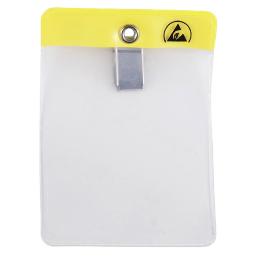 ESD Badge Holder, Clip-On, Vertical, 2-3/8Inx3In (Is) - 35010