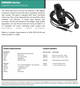 Metal Wrist Band & Coil Cord Set  | WB9000 Data Sheet