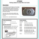 Parking Station Used With Dual Conductor Constant Monitors Data Sheet