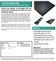 ComfortTREAD, Conductive Rubber Diamond-Plate Anti-Fatigue Mat, End Section Data Sheet