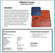 2'x2' Field Service Kit, Red, 2 Female 10mm Snaps, Mat Only No Hardware Data Sheet