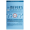 Emballage du produit – visuel avant de la boîte de feuilles assouplissantes Mrs. Meyer’s Clean Day.FR