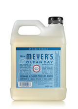 mrs meyers rain water hand soap refill back label