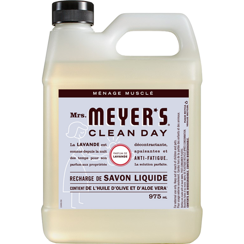 mrs meyers lavender liquid hand soap refill french label - FR