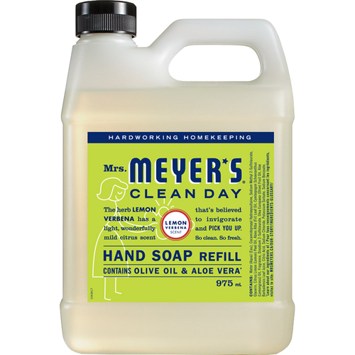 mrs meyers lemon verbena liquid hand soap refill english label - EN