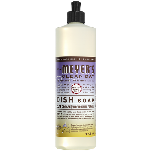 mrs meyers compassion flower dish soap english label EN