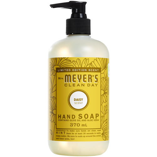 mrs meyers daisy liquid hand soap english label