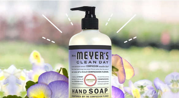 mrs meyers compassion flower hand soap