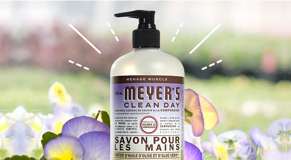 mrs meyers compassion flower hand soap