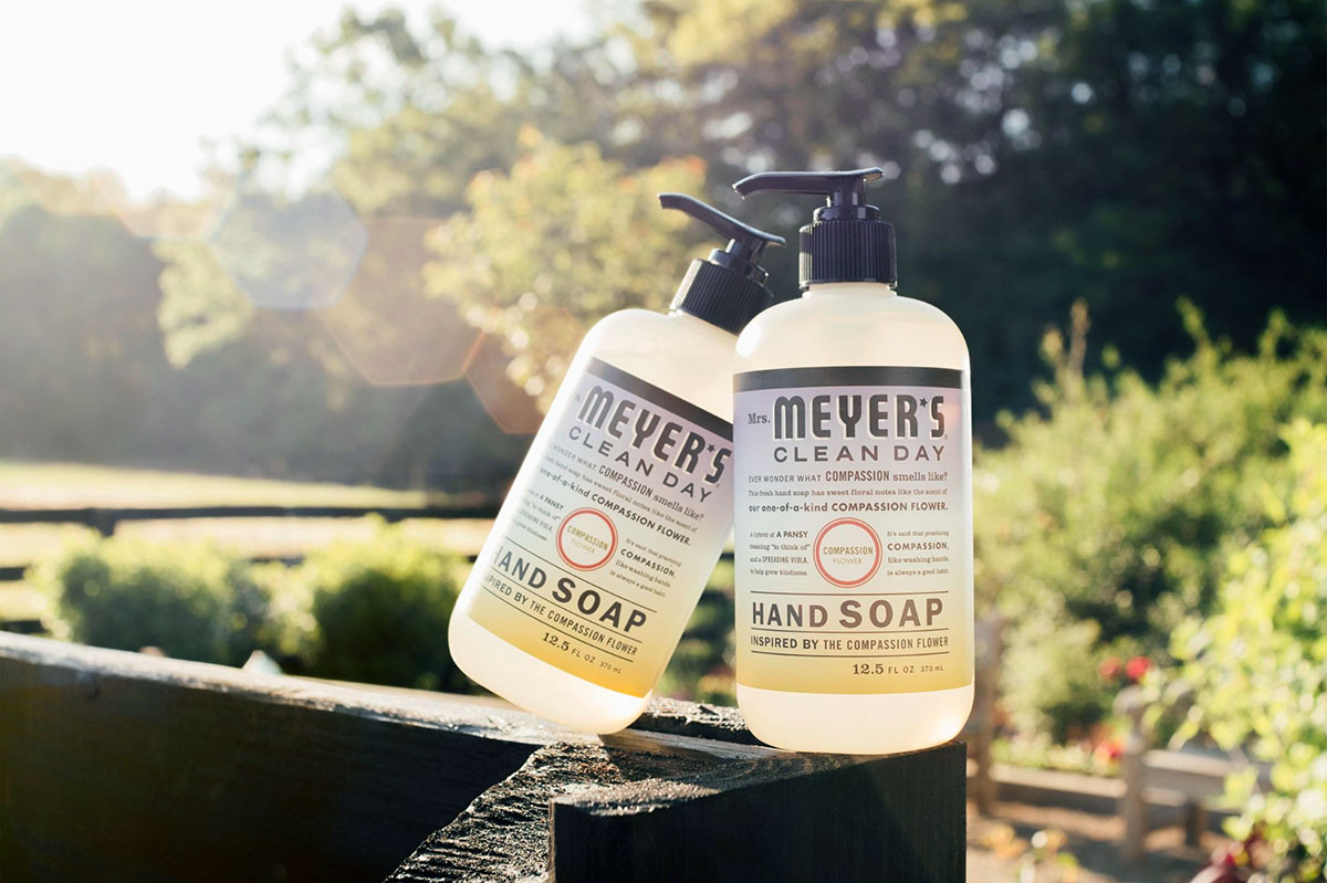 mrs meyers compassion flower hand soap