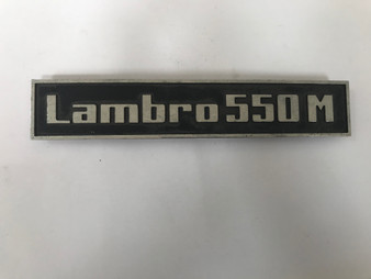New Old Stock Lambro 550M Badge