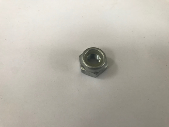 New Old Stock White Nyloc Nut for Fork Bolt - 10" models