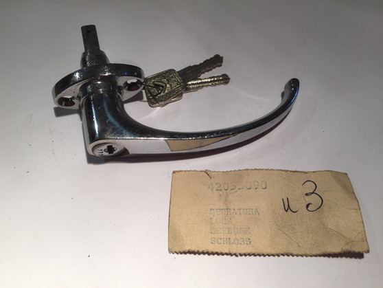 New Old Stock Closed Box Door Handle and Keys