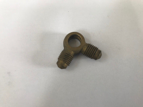 New Old Stock Two Way Brass Brake Union - FC