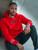TECH HOODIE MELANGE RED