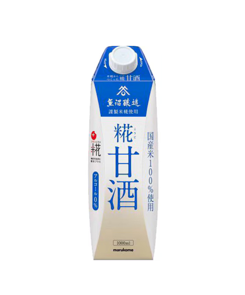 Marukome Plus Koji Amazake – Rice Koji Sweet Sake 1000ml - KYO SAKE
