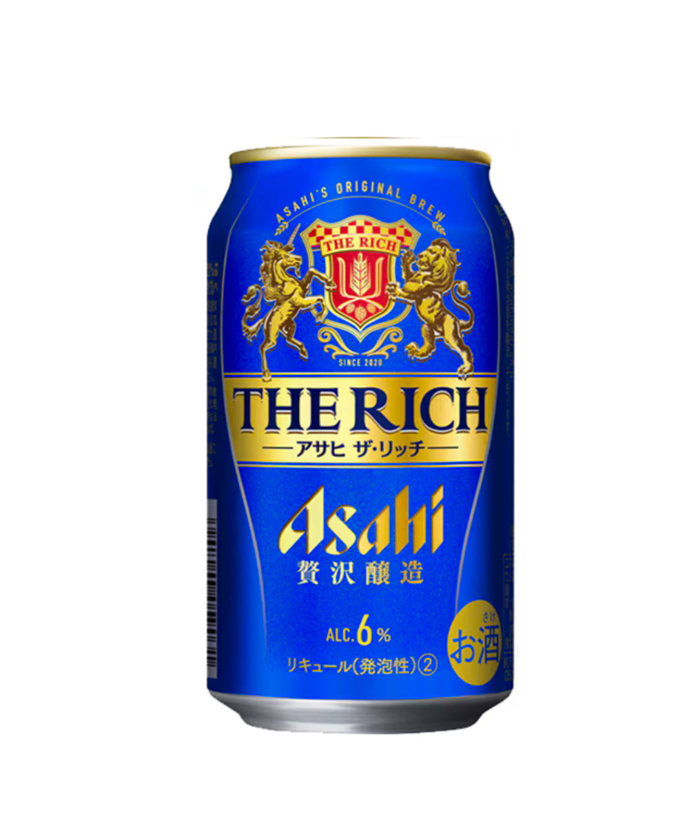 Kyo Riich Ap Asahi The Rich Beer 350ml x 24 cans, alc 6% - KYO SAKE