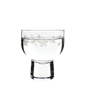 Sake Glass, Cold Sake Cup, Sakura Pattern, 125ml, Made in Japan, Dishwasher Safe