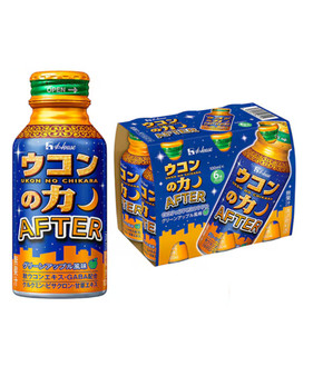 House Turmeric Ukon Power After Extract Drink, 120ml Bottle Can (6 Bottles)