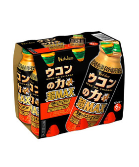 House Turmeric Ukon Power Super Max Extract Drink, 120ml Bottle Can (6 Bottles)