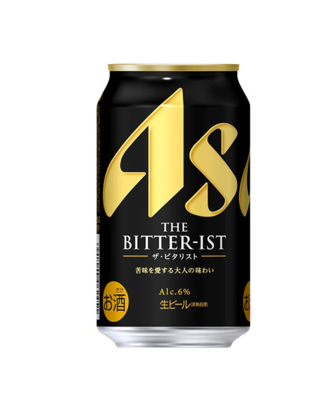 Asahi The Bitter-Ist Black Beer 350ml x 24 cans, alc 6% - KYO SAKE