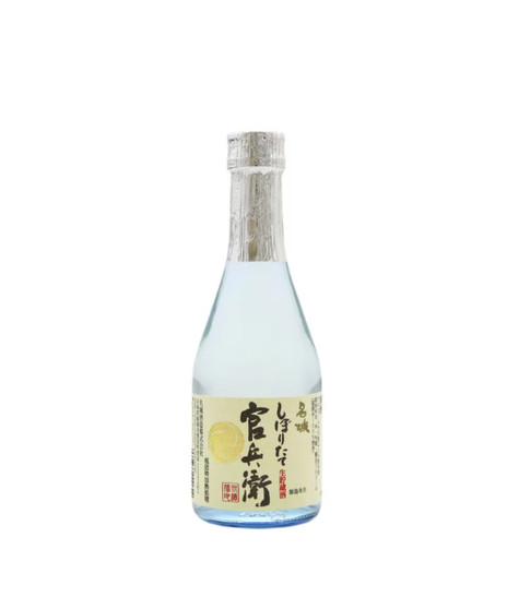Meijo Shuzo Kanbei Shiboritate, 300ml alc 13%