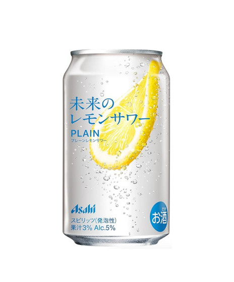 Asahi Mirai Lemon Sour Chu-Hi Plain  350ml x 24 cans, alc 5%