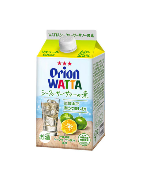 WATTA Shikuwasa Sour Base, alc 25%, 900ml