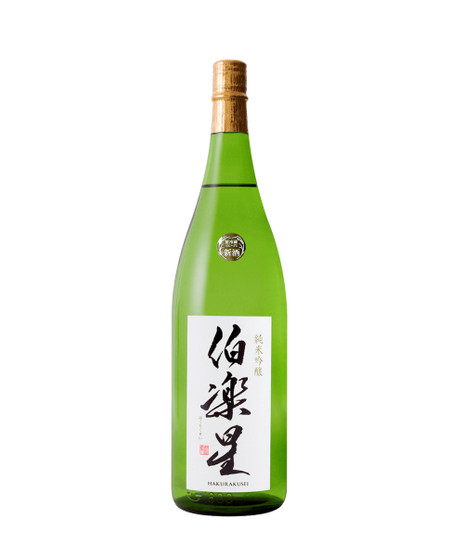 Hakurakusei Junmai Ginjo, alc 15%