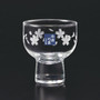 Sake Glass, Cold Sake Cup, Sakura Pattern, 125ml, Made in Japan, Dishwasher Safe