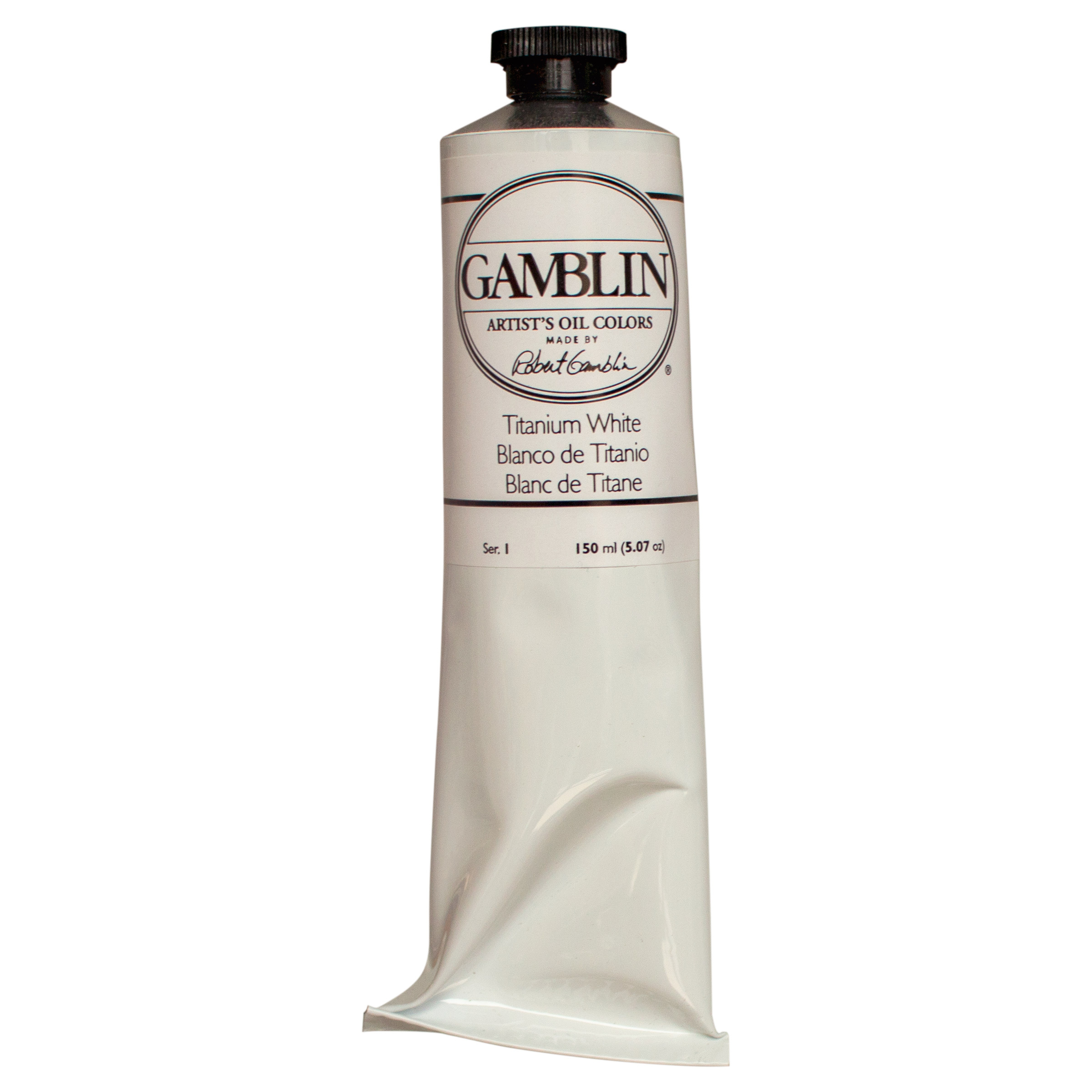 Gamblin Artist Grade Oil Color 8 oz - Titanium White