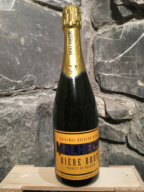 Kräftiges, spritziges, blondes Brut-Bier „à la méthode originale champenoise“