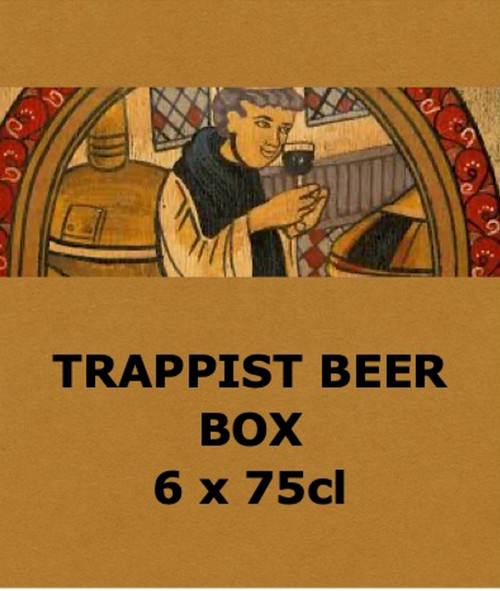 Die Trappistenkiste 6 x 75cl  enthält 6 Trappistenflaschen mit 75cl