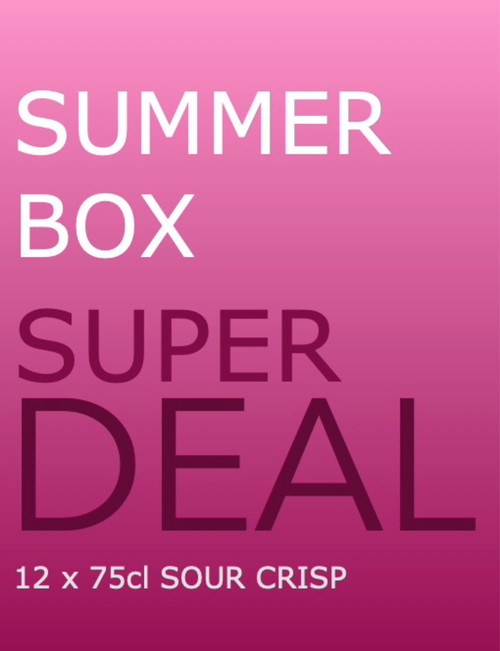L'offerta speciale " Summer Box Super Deal Sour " comprende 12 bottiglie da 75cl Sour a un prezzo davvero vantaggioso.