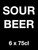 SOUR-Bier-Verkostungsbox mit 6 x 75cl -Premium-Craft-Bieren.