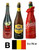 Belgisches Bierpaket mit 3 Bieren in den Farben der belgischen Flagge (schwarz, gelb, rot)