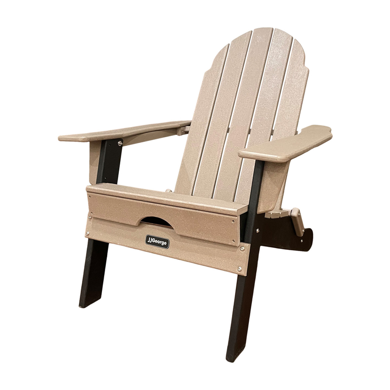 JJGeorge Composite Adirondack Chair Trex Adirondack Chair Black And   Composite Adirondack  37867.1651059581 