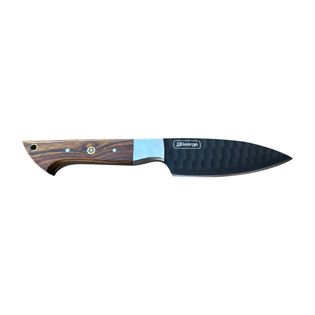 JJGeorge Handcrafted D2 Steel Knife Set – 4-Piece Collection with ...