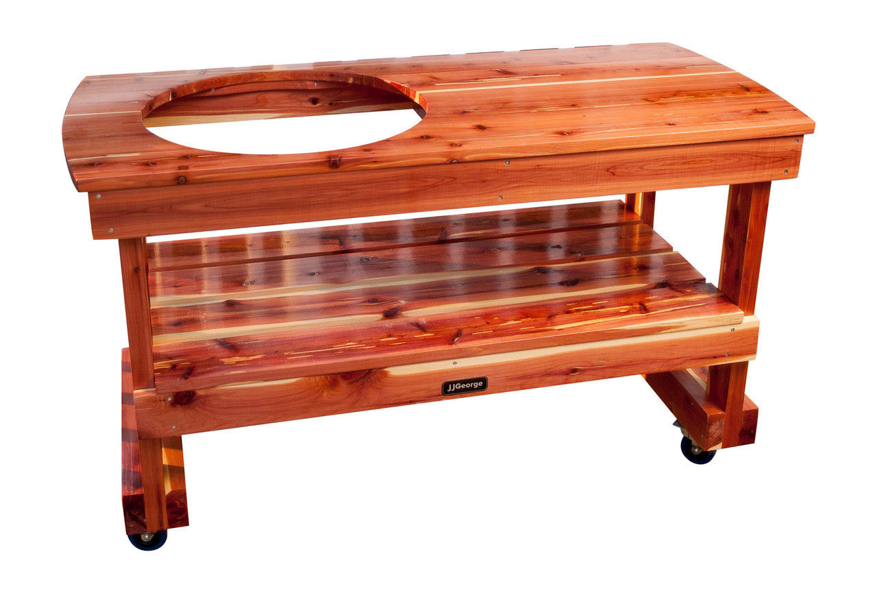 JJGeorge Long Table for Big Green Egg - Thumbnail 4