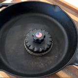 Cast Iron pot and pan scrubber