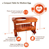 Compact Table for Medium Big Green Egg