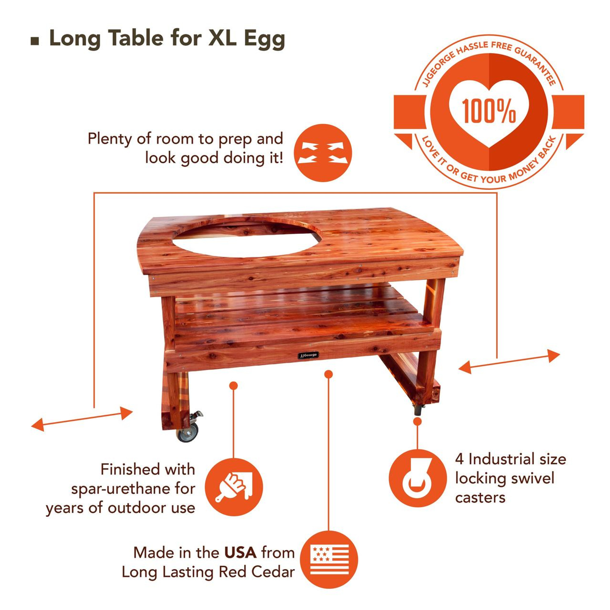 Long Table For Xl Big Green Egg