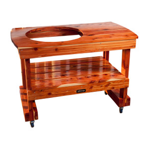 Compact Big Green Egg Table Compact Big Green Egg Table