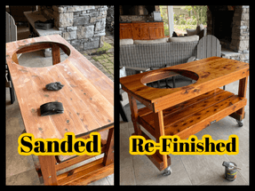 How to Refinish a Big Green Egg Table