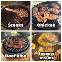 3 Reasons You Must use the Raised Direct Cooking  Method for Burgers, Steak, & Chicken on the Big Green Egg             (Reason #2 is the Game Changer!) 3 Reasons You Must use the Raised Direct Cooking  Method for Burgers, Steak, & Chicken on the Big Green Egg             (Reason #2 is the Game Changer!)