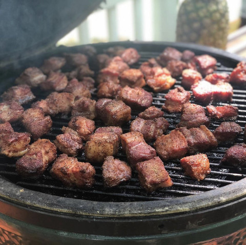 The Best Pork Belly Burnt Ends - Hawaiian Style