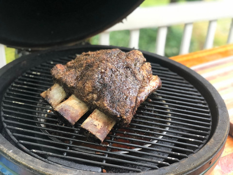 How to Cook Dino Bones! - Beef Short Plate Ribs on the Big Green Egg