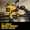 XR Rotary Hammer, 20v, Brushless and Cordless, 1 in. cap.
