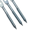 Eye Lag Screw - 1/4 in. x 3 in. - 100 Pack