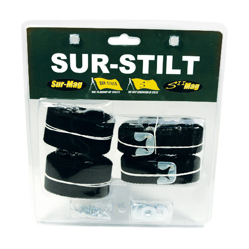 Strap Set for Stilts, 2 each toe, arch & calf, with hardware ToolPro